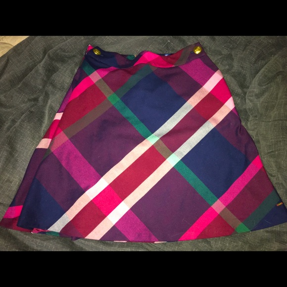 Tommy Hilfiger Dresses & Skirts - 3/$25vintage Tommy Hilfiger plaid flare mini skirt